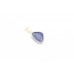 Hallmarked 925 Sterling silver Pendant blue lapis lazuli gemstone A 11
